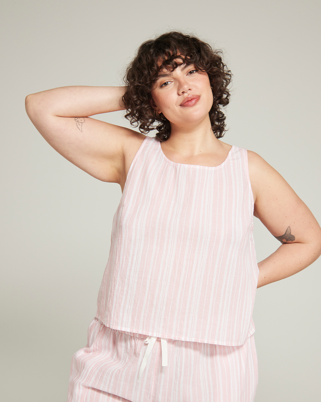 Tank / Pink Stripe