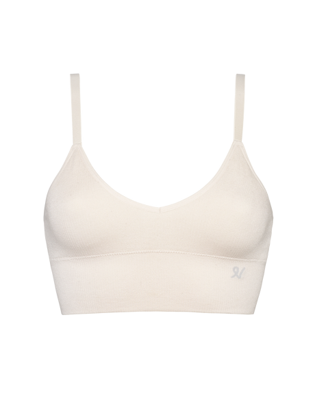 Seamless Bralette / White