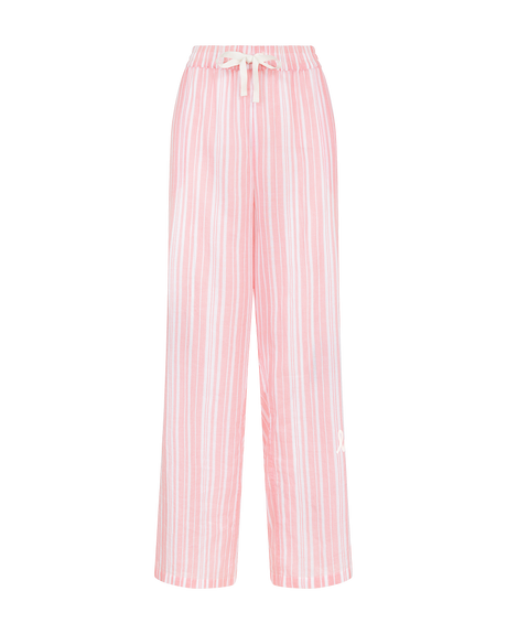 Pantaloni classici / a righe rosa