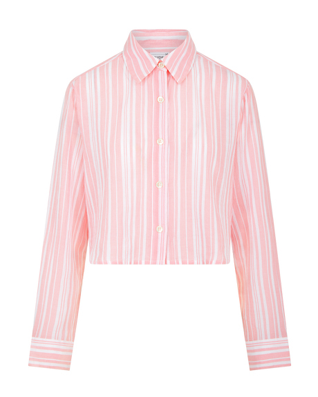 Camicia corta / Righe rosa