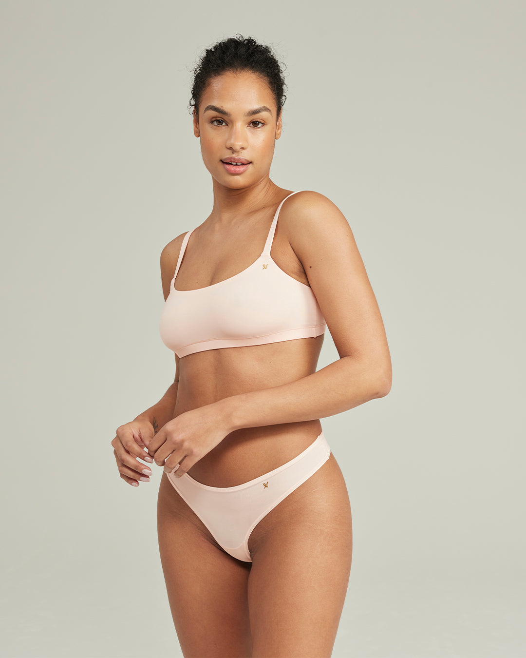 Bralette Bundle 3 Pack / Pink, Sage & White