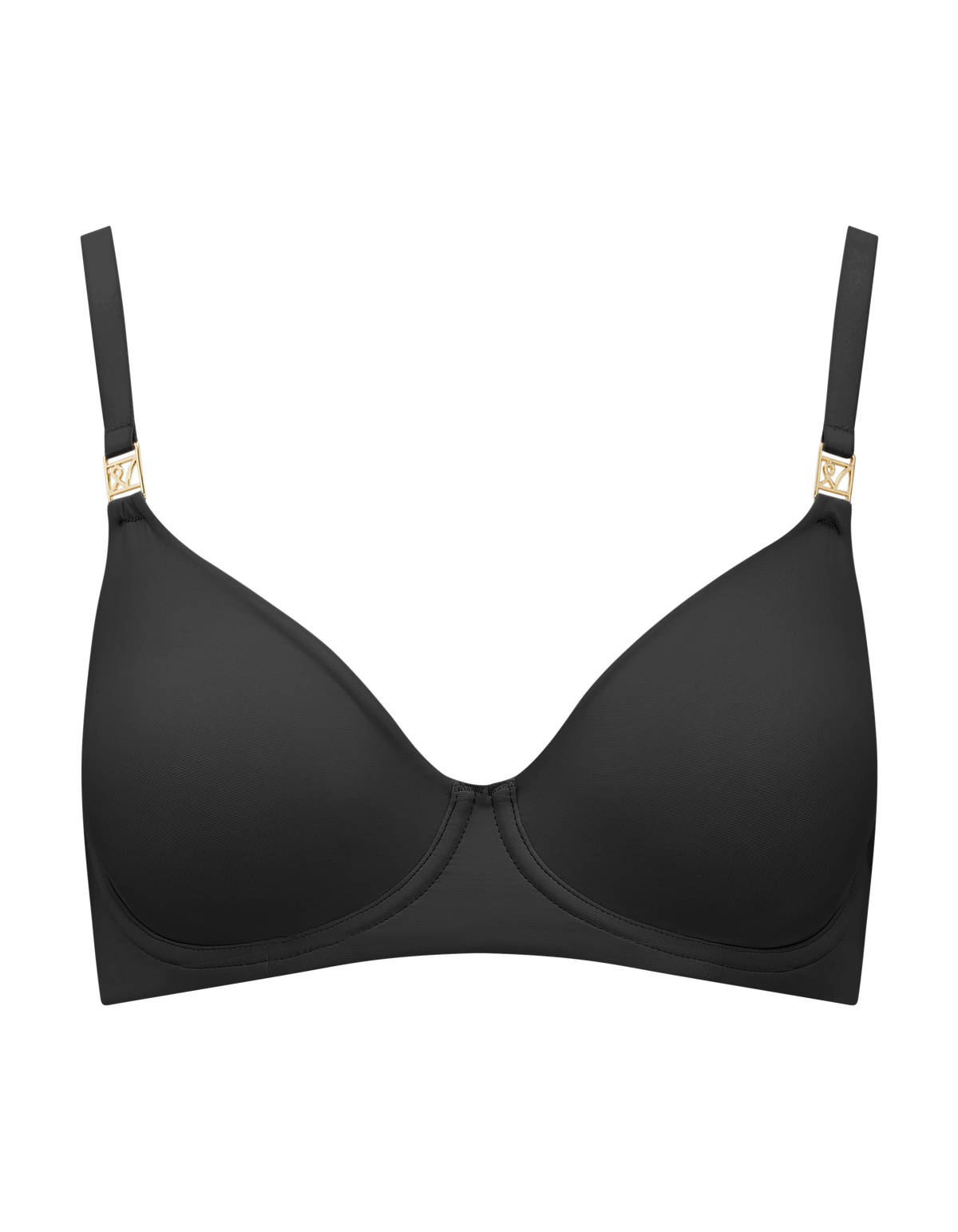 Stretch Full Cover Bra / Black