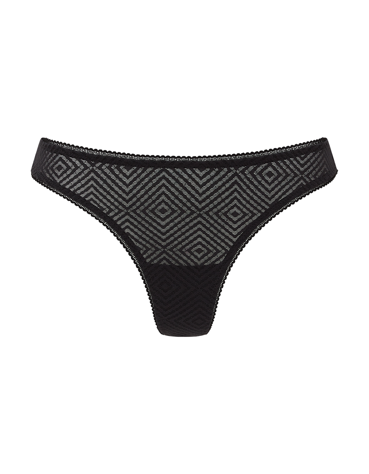 String minimaliste / Noir