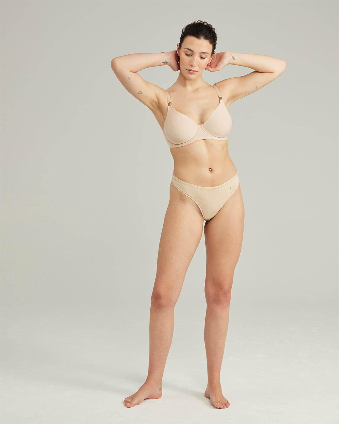 Stretch Full Cover Bra / Bare 01