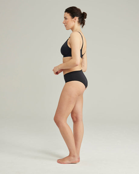 Stretch Full Cover Bra / Black