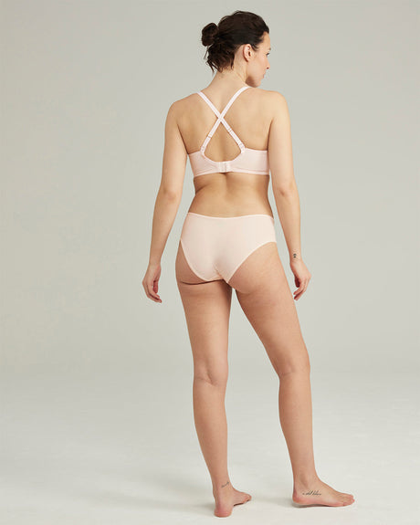 Stretch Full Cover Bra / Pink