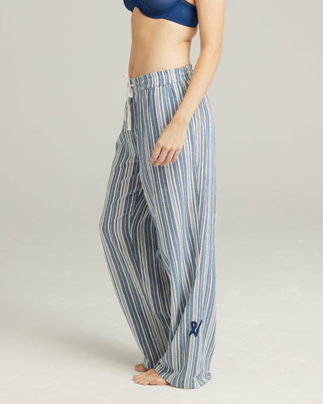 Pantaloni classici / a righe blu navy