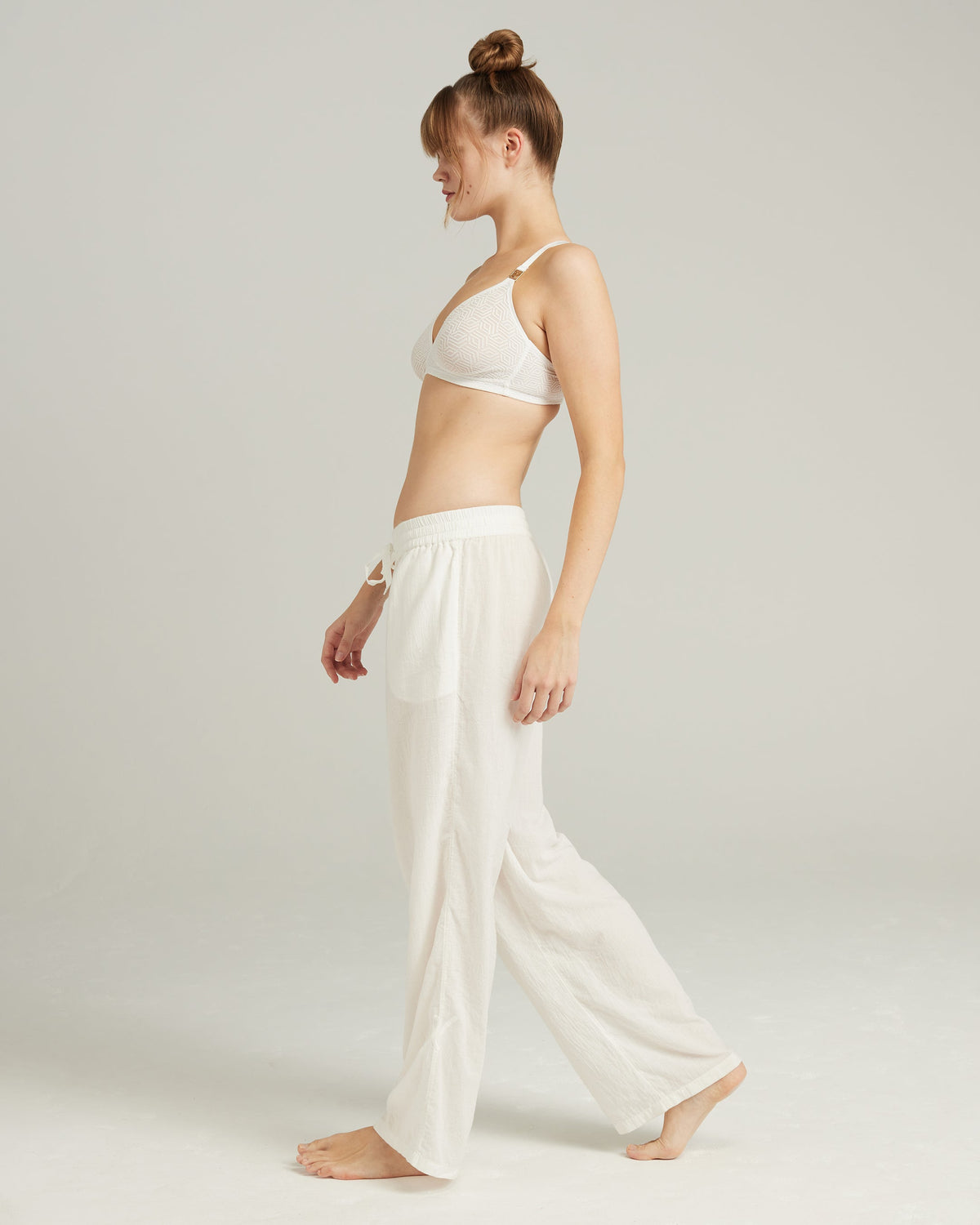 Pantalone classico / Bianco