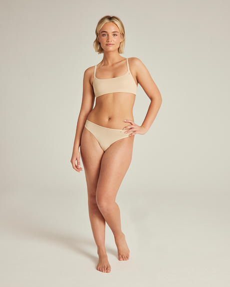 Scoop Neck Bralette / Bare 01
