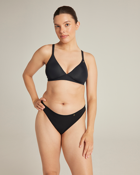 Easy Bralette Bundle 3 pezzi / Nero e beige