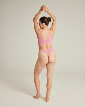 Seamless Crop Top / Pink