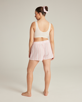 Boxer classique à rayures roses
