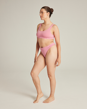 Seamless Crop Top / Pink