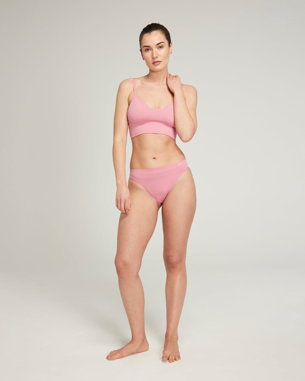 Culotte taille haute / Rose