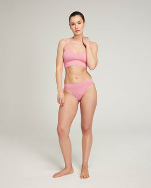 Culotte taille haute / Rose