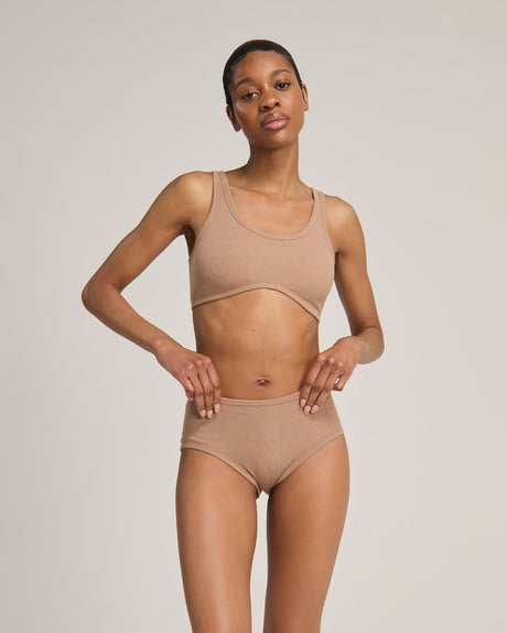 Dip Front Bralette / Bare 03