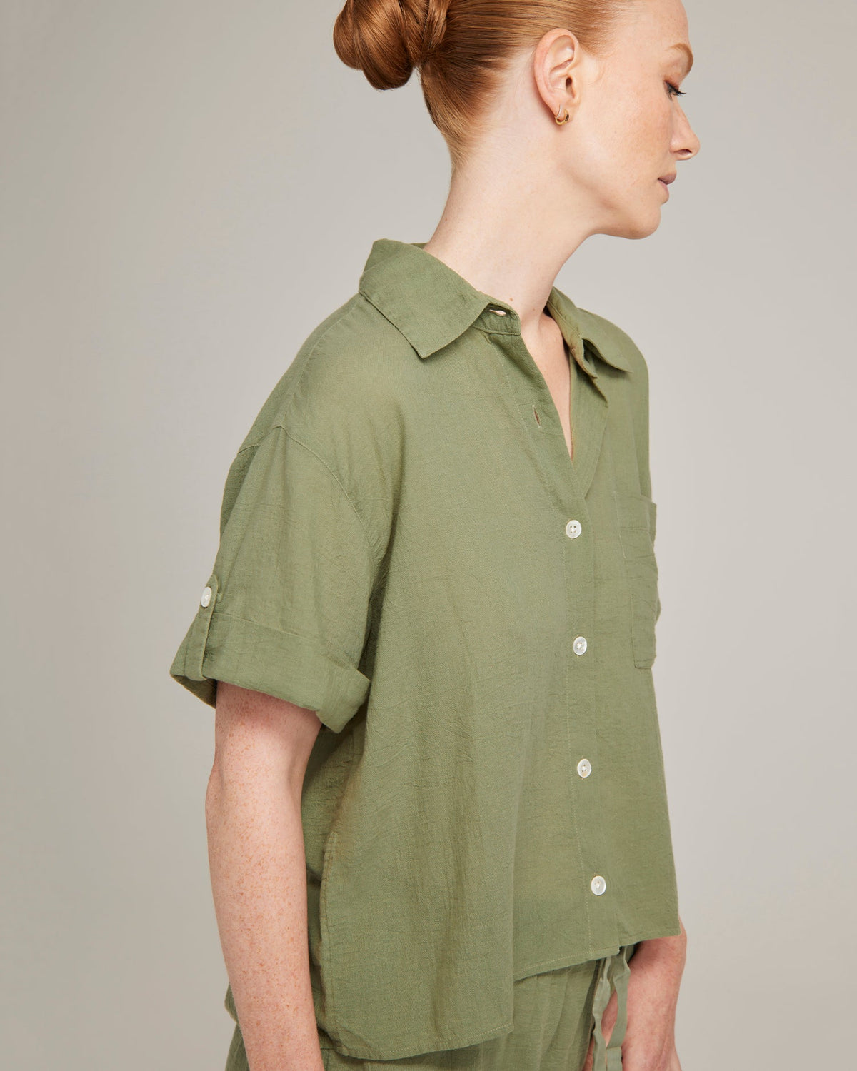 Short Sleeve Shirt / Sage