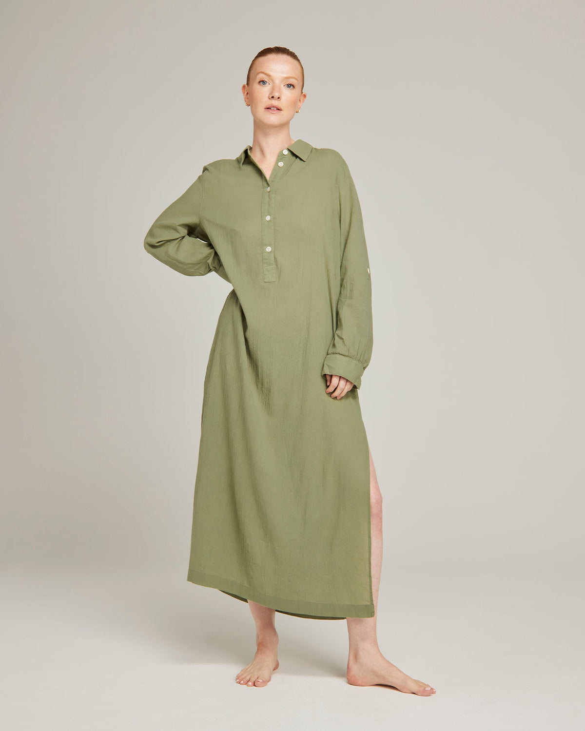 Maxi Shirt / Salvia