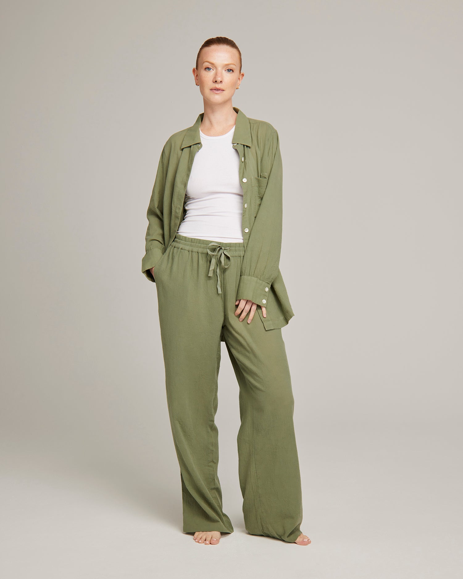 Classic Trouser / Sage