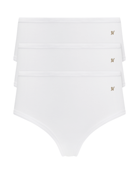 Midi Brief 3 Pack / White