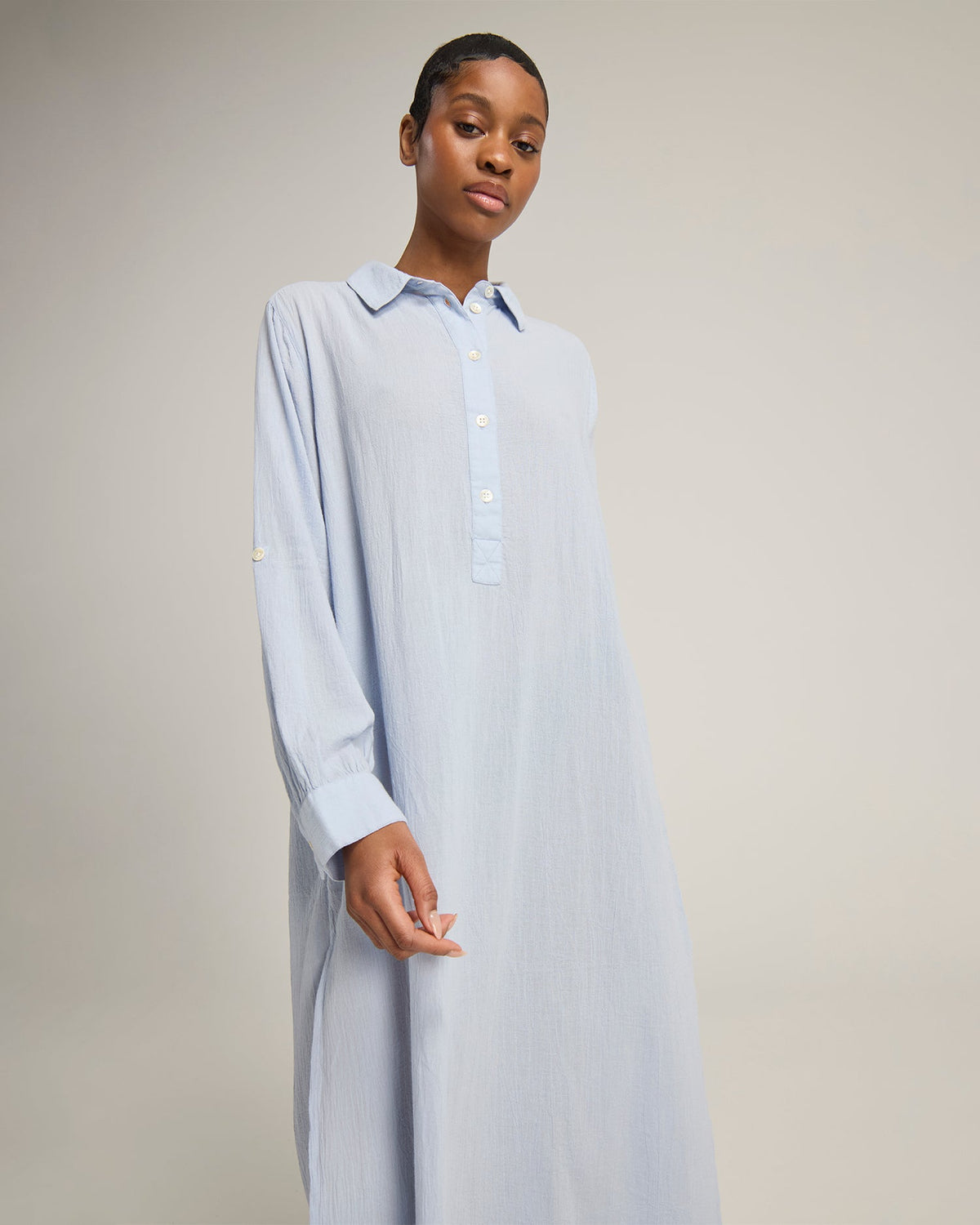 Maxi Shirt / Blue