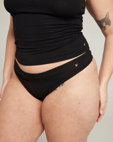 Dipped Thong 3 Pack / Black