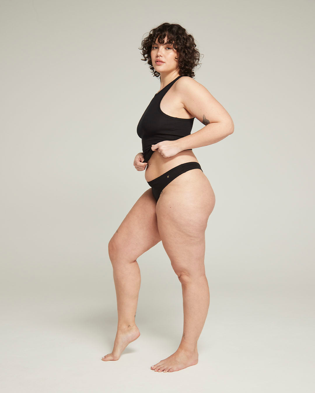 Dipped Thong 3 Pack / Black