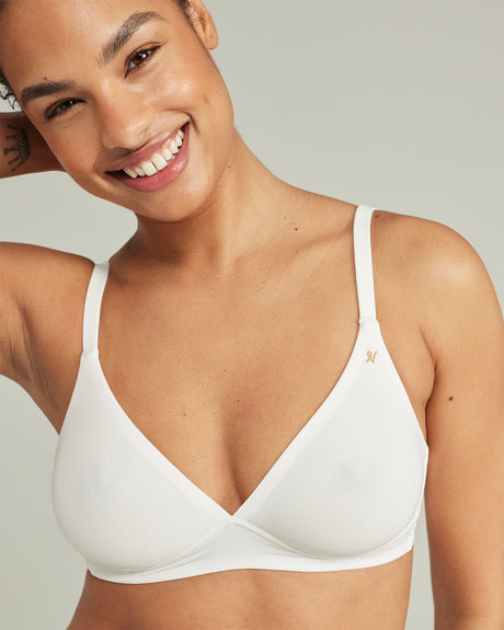 Stretch Easy Bralette / White