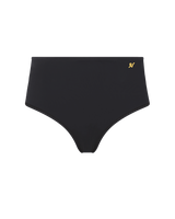 Culotte taille haute stretch / Noire