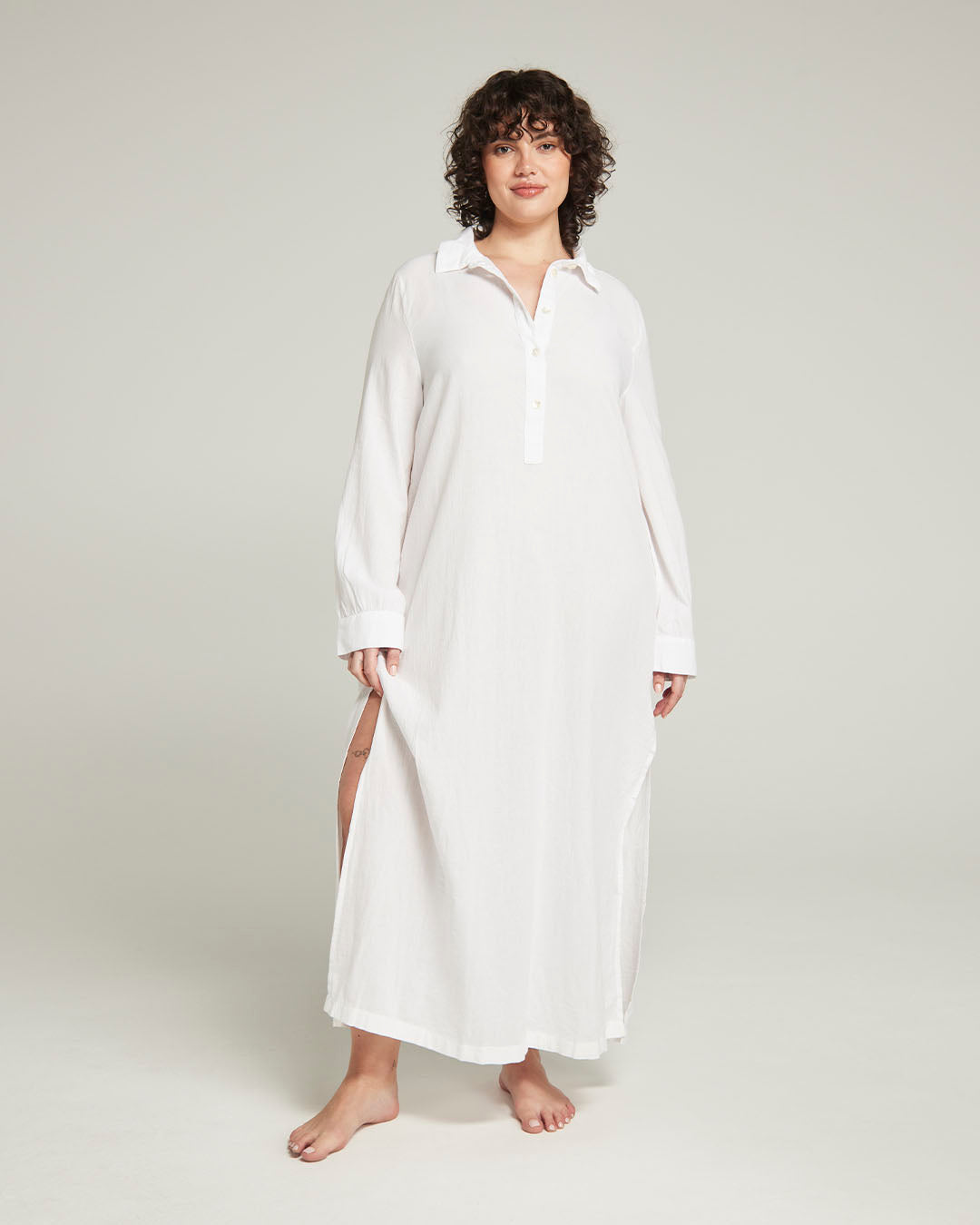 Maxi Shirt / White