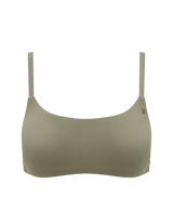 Scoop Neck Bralette / Sage