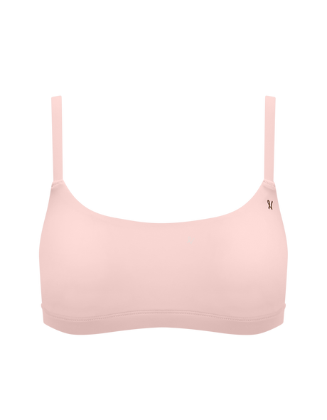 Scoop Neck Bralette / Pink