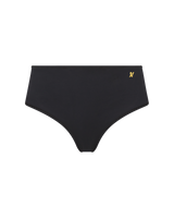 Slip bikini a vita media / Nero