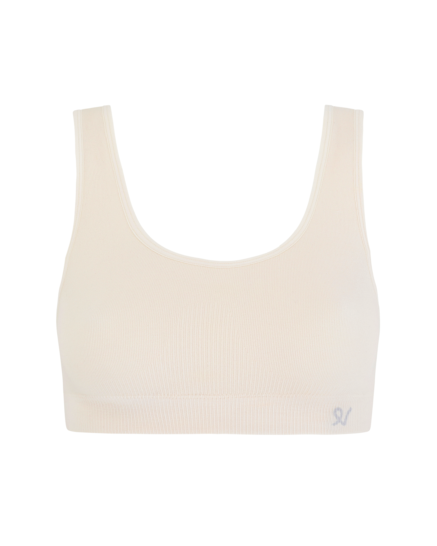 Seamless Crop Top / White