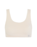 Seamless Crop Top / White