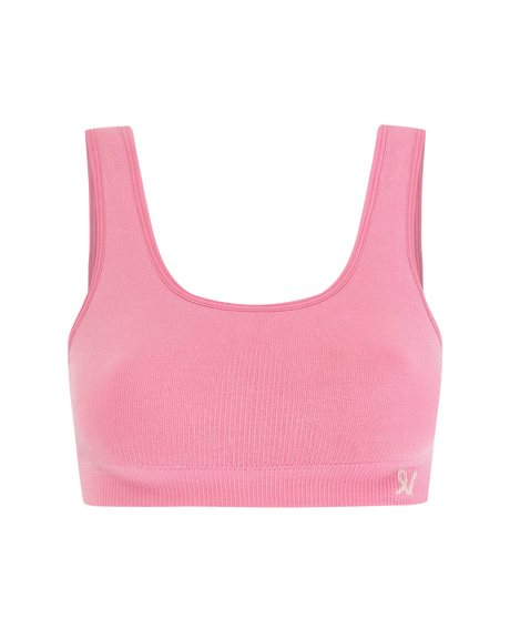 Seamless Crop Top / Pink
