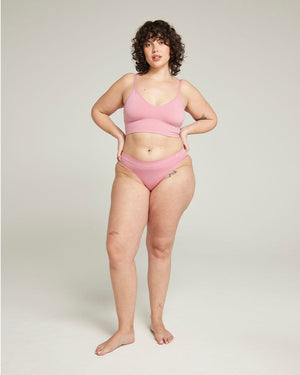 Culotte taille haute / Rose