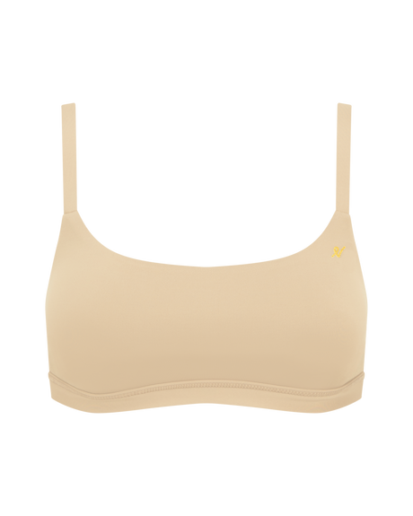 Scoop Neck Bralette / Bare 01
