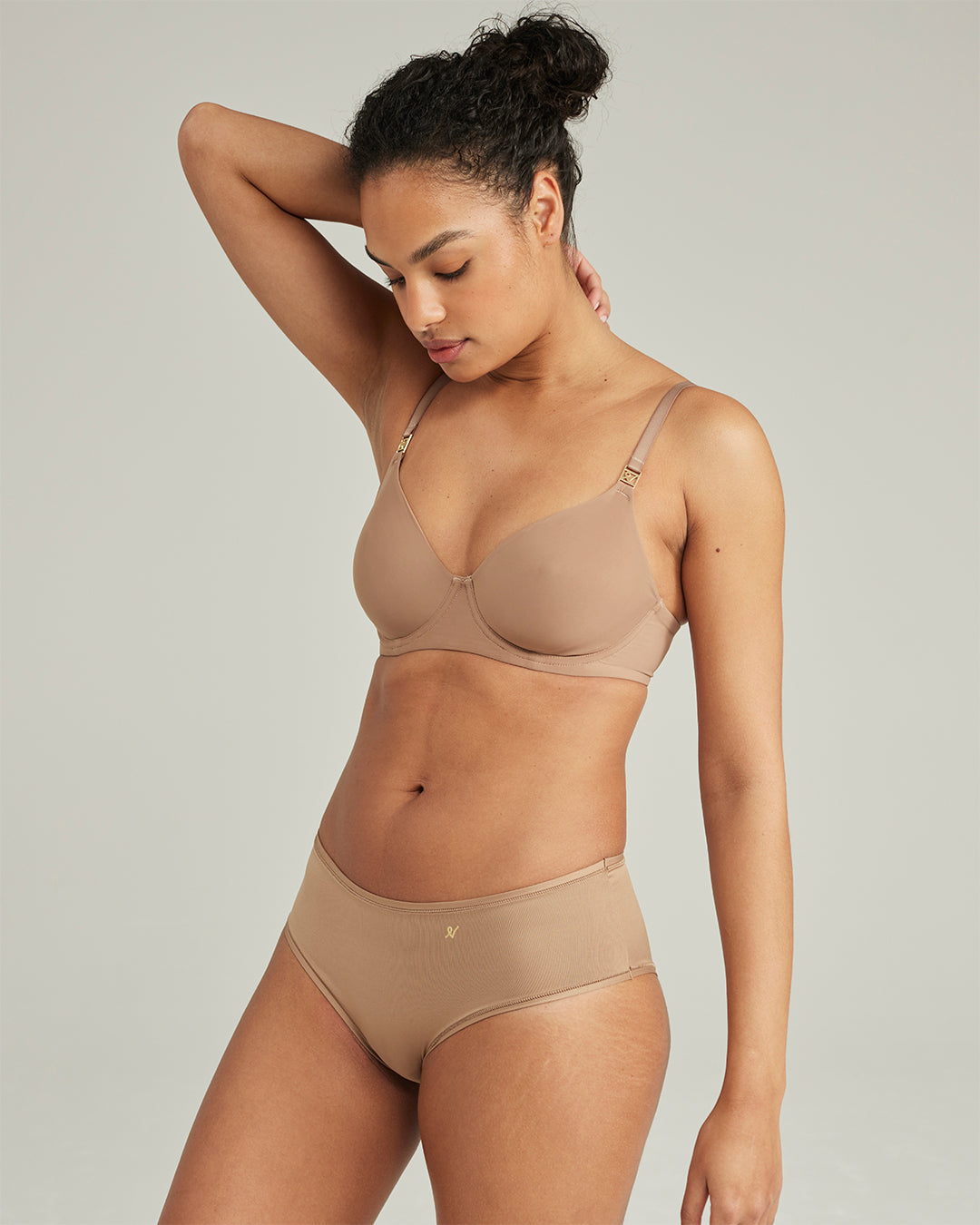Stretch Full Cover Bra / Bare 03