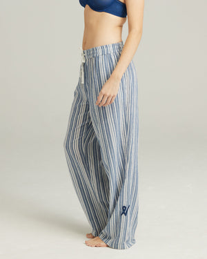 Classic Trouser / Navy Stripe